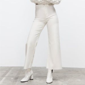 ZARA Marine Straight Wide Leg Jeans